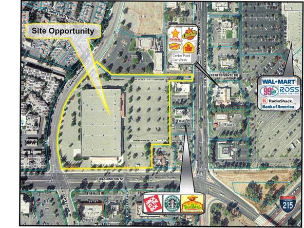 Former K-Mart Building: 1175 South Mount Vernon Avenue, Colton, CA 92324